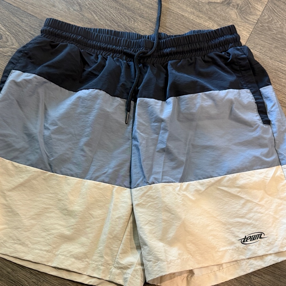 SHEIN Men's Athletic Shorts - Black, Gray, and White